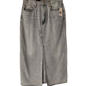 NWT BLANKNYC Denim Maxi Skirt Light Blue Women's Size 29 or size 8 Front Slit